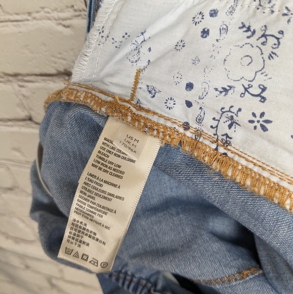 Free People Margot Blue Denim Jumpsuit - Picture 6 of 12